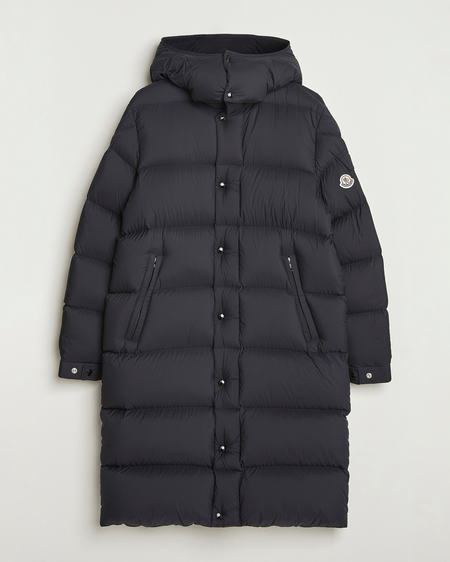 Moncler Hanoverian Long Down Parka Black at CareOfCarl.com