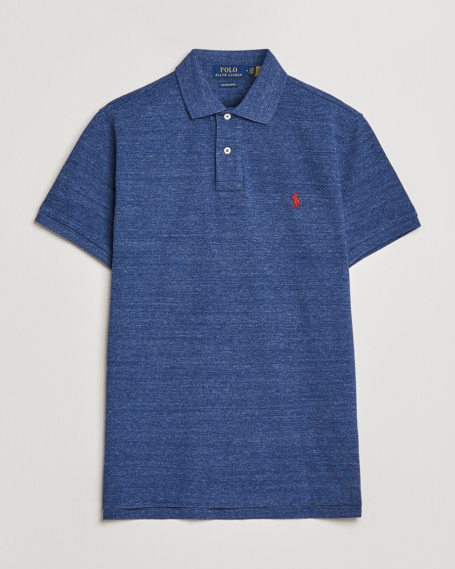 Polo Ralph Lauren Luxury Pima Cotton Polo Spring Navy Heather at