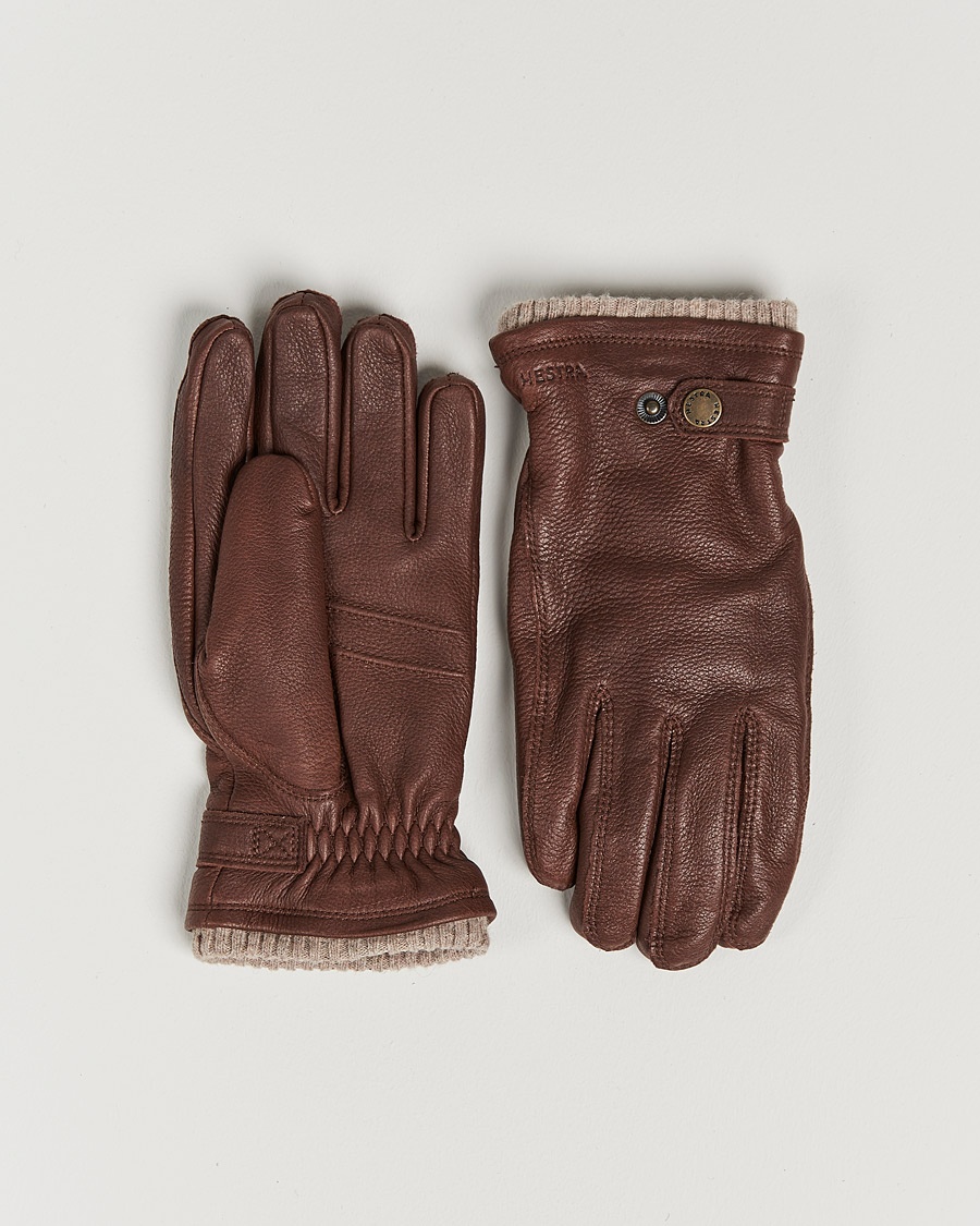 Giorgio Armani Lamb Leather Gloves Black at CareOfCarl.com
