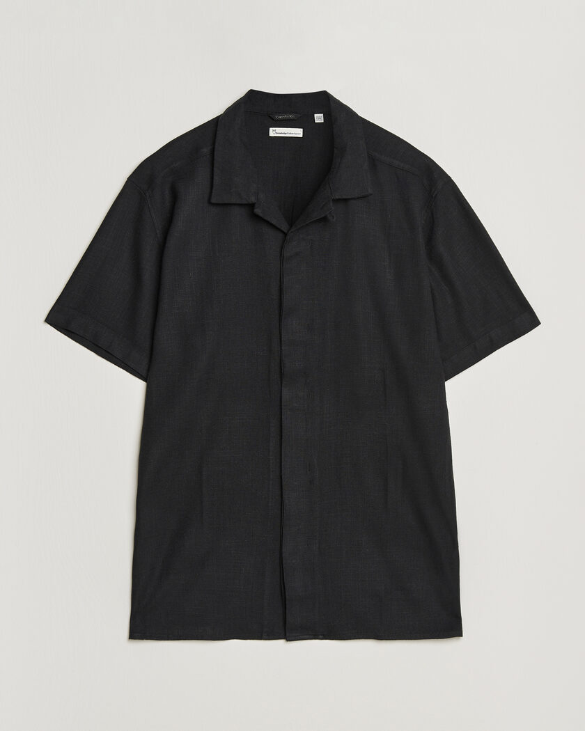 Jil Sander Full Zip Camp Shirt Black at CareOfCarl.com