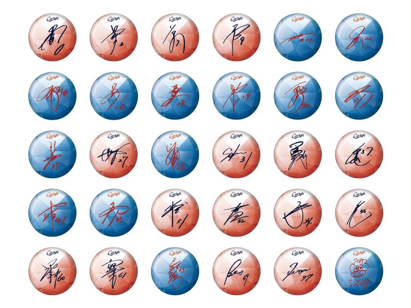 2024サインシリーズ（全30種）｜商品情報｜カープバッジ公式サイト