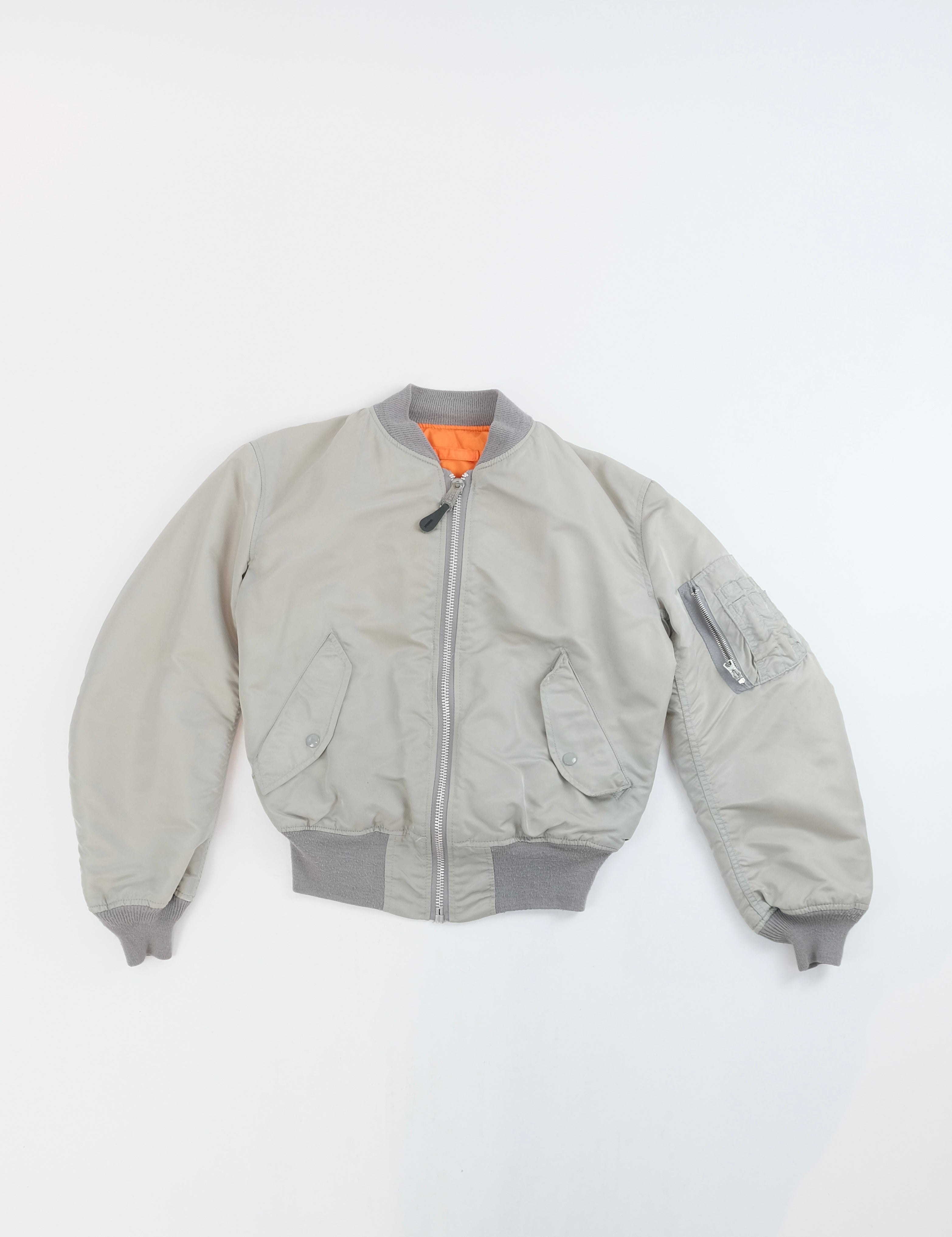 80s Alpha Industries MA-1 bomber jacket S ~ Vintage Store