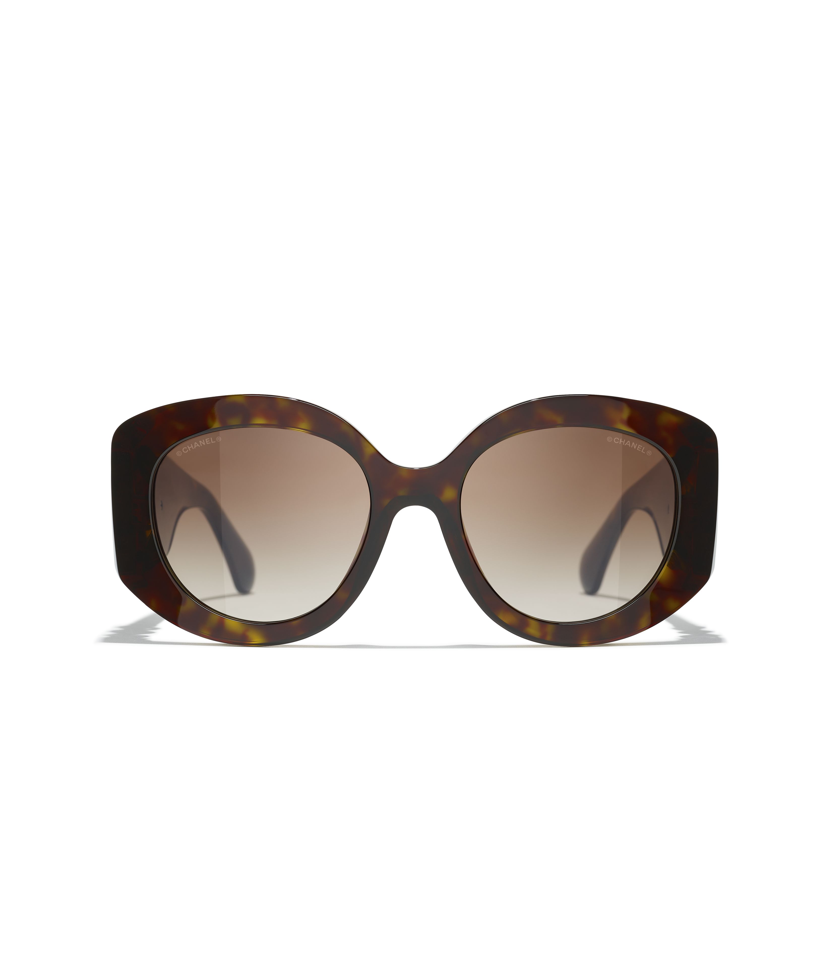 CHANEL サングラス: オーバル シェイプ サングラス, アセテート 5524