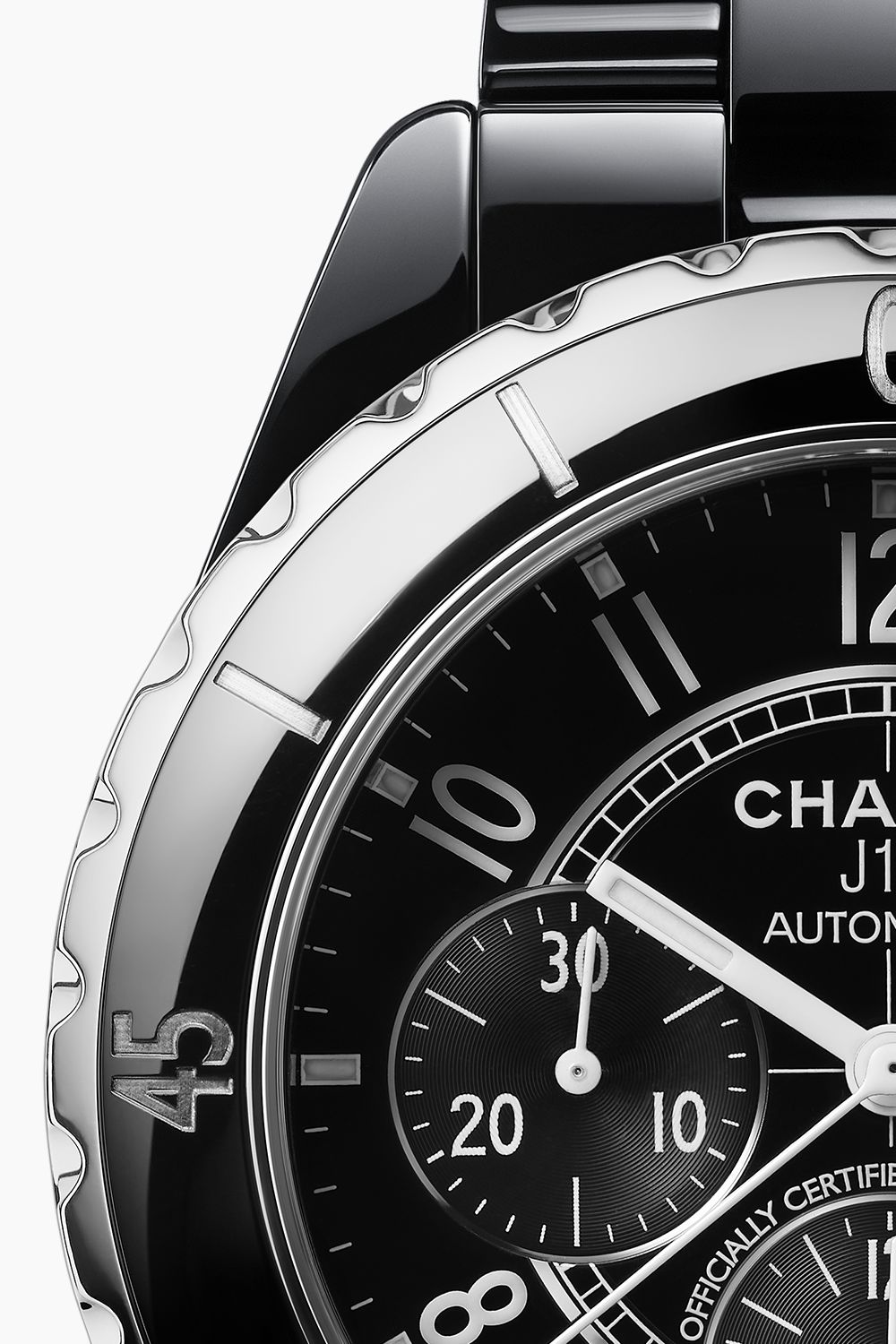 J12, クロノグラフ 41mm - ブラック セラミック | CHANEL シャネル
