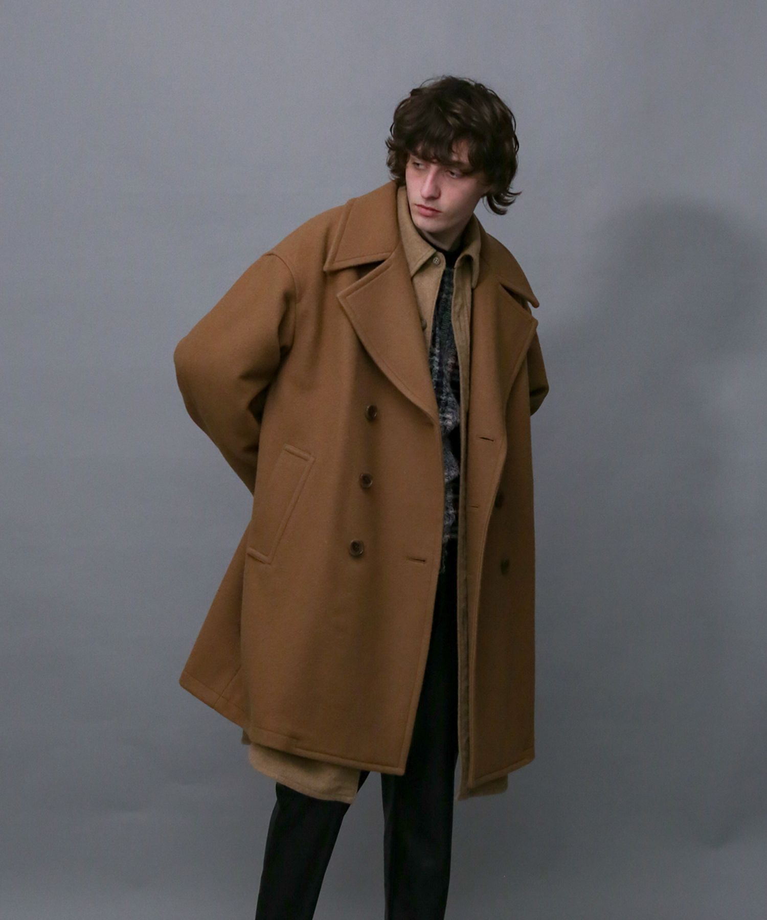 Iroquois - MELTON OVERSIZE P-COAT / メルトン オーバーサイズ コート