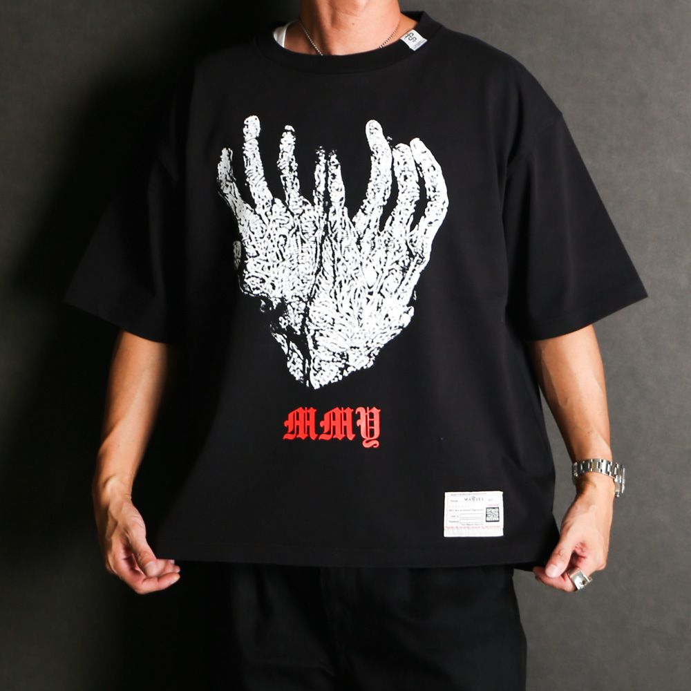 MASSES - MASSES × Maison MIHARA YASUHIRO / HANDS PRINT T-SHIRTS