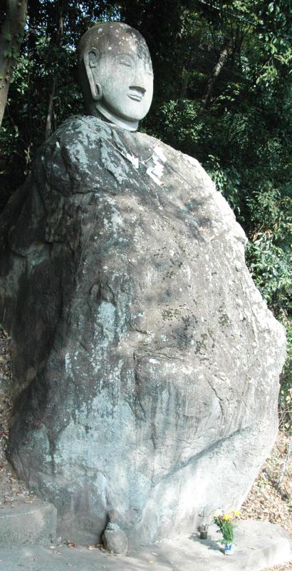 甲府市／自然石のお地蔵さん