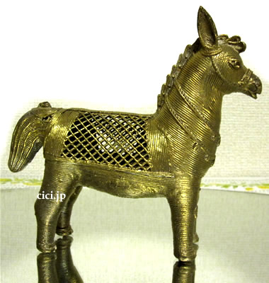 インド伝統工芸／真鍮製品／コンド族