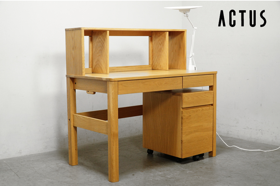 ACTUS アクタス デスク/テーブル/机 ウォールナット 分解発送・要組立