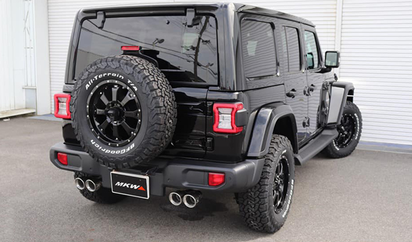 JLラングラー用 ホイール＆タイヤ1台分セット(MKW MK-46 グロス