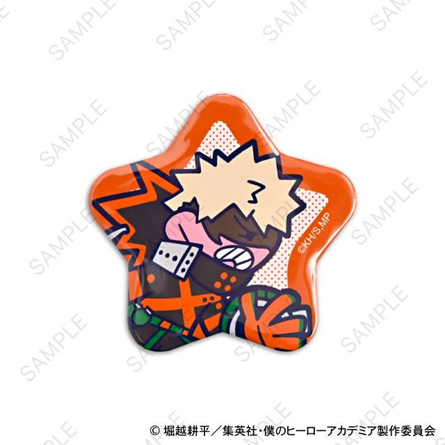 僕のヒーローアカデミア｜星型缶バッジ（爆豪勝己）