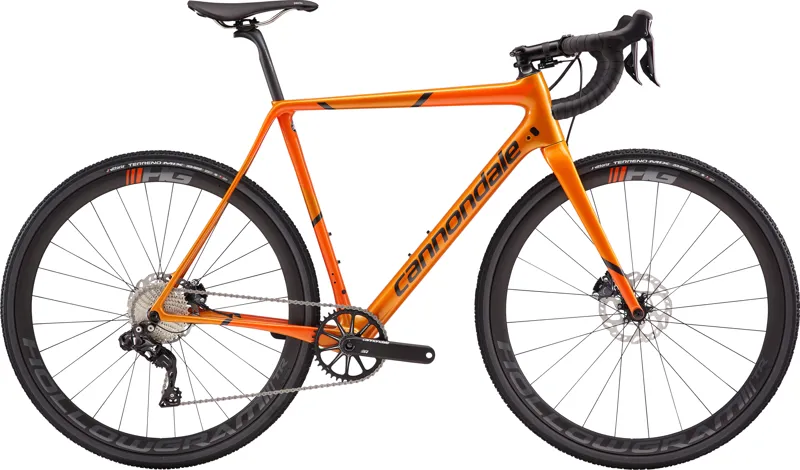 2019 Cannondale SuperX Di2 Mens Carbon Cyclocross bike in Orange