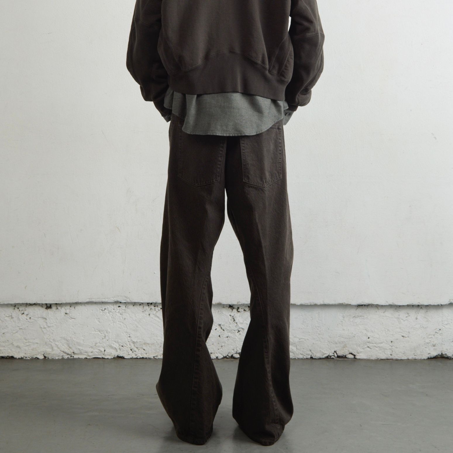 NVRFRGT - 【残り一点】3D Twisted Wide Leg Jeans | ACRMTSM ONLINE STORE