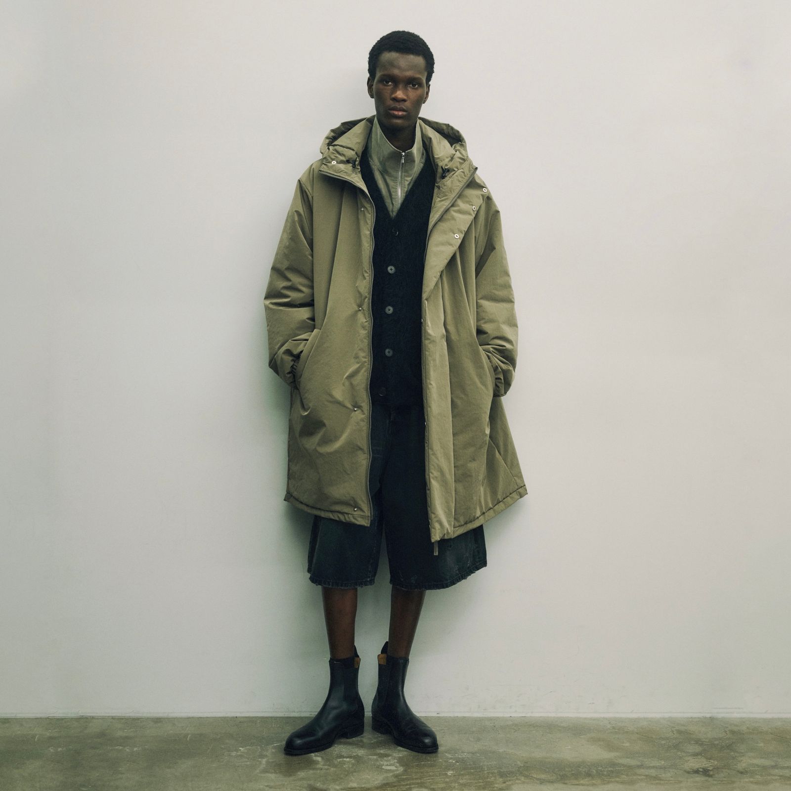 ssstein - 【再販売通知受付可能】Oversized Padded Hoody Coat