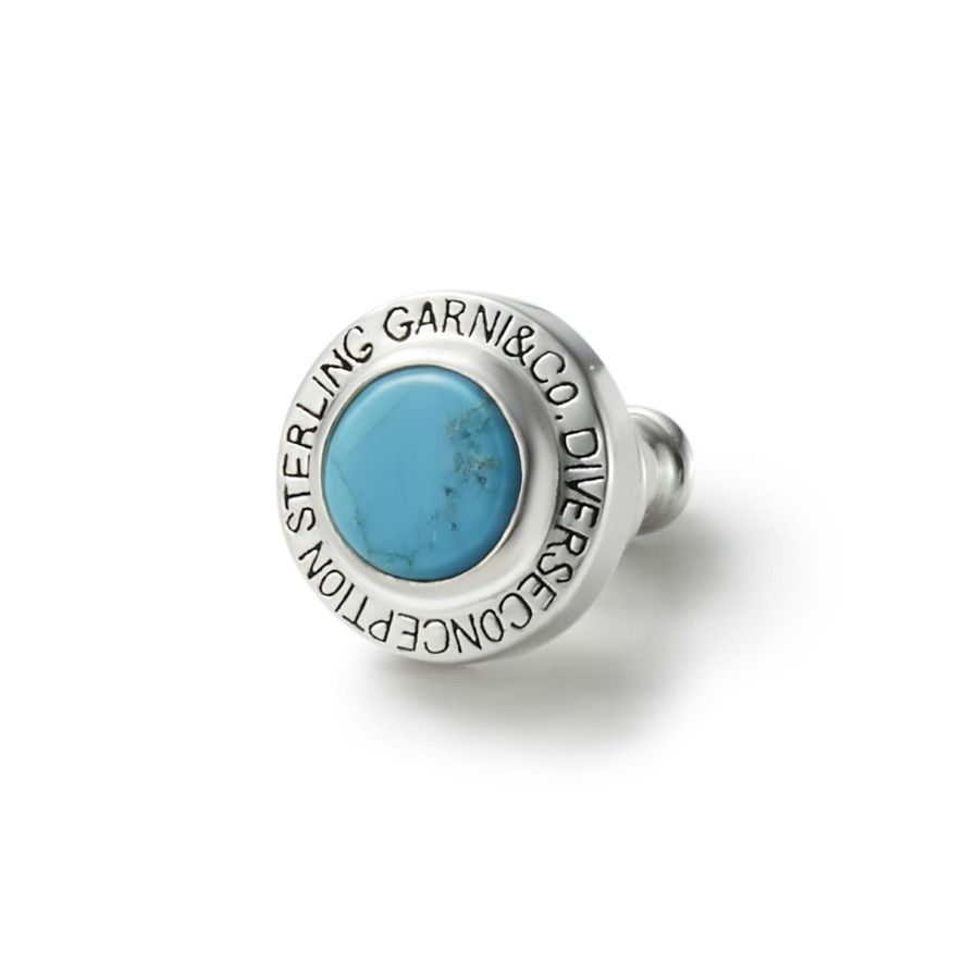 GARNI - 【お取り寄せ注文可能】Round Stone Pierce(BLUE) | ACRMTSM