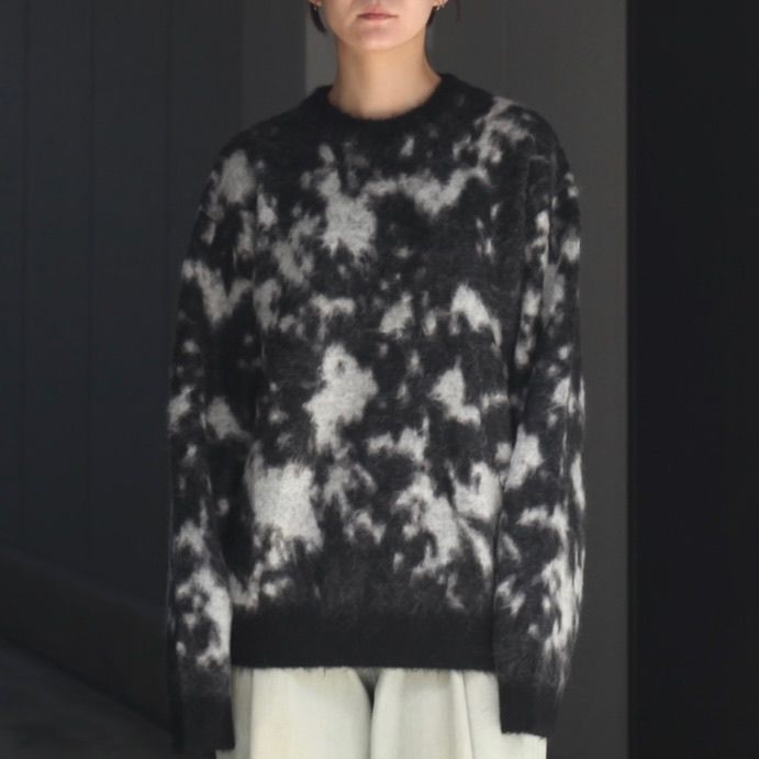 YOKE - 【残り一点】Kid Mohair Jacquard Sweater | ACRMTSM ONLINE STORE