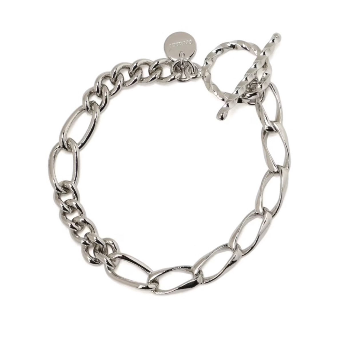 Ground Y - 【再販売通知受付可能】ダブルチェーンブレスレット(SILVER