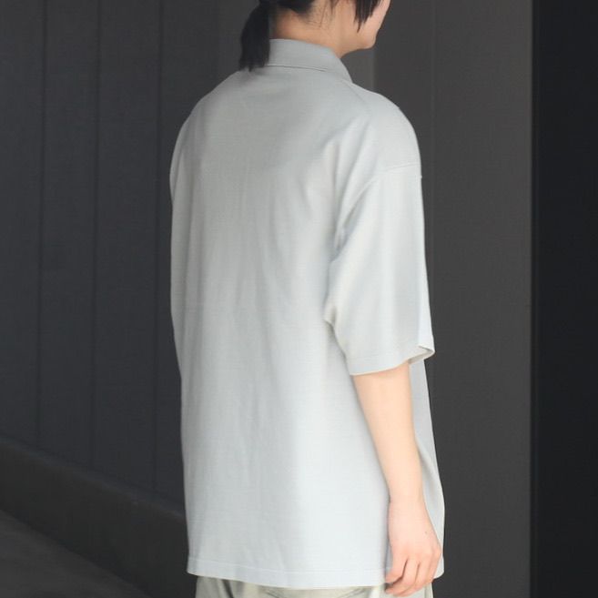 ATON - 【残り一点】Fresca Knit Crew Polo Knit | ACRMTSM ONLINE STORE
