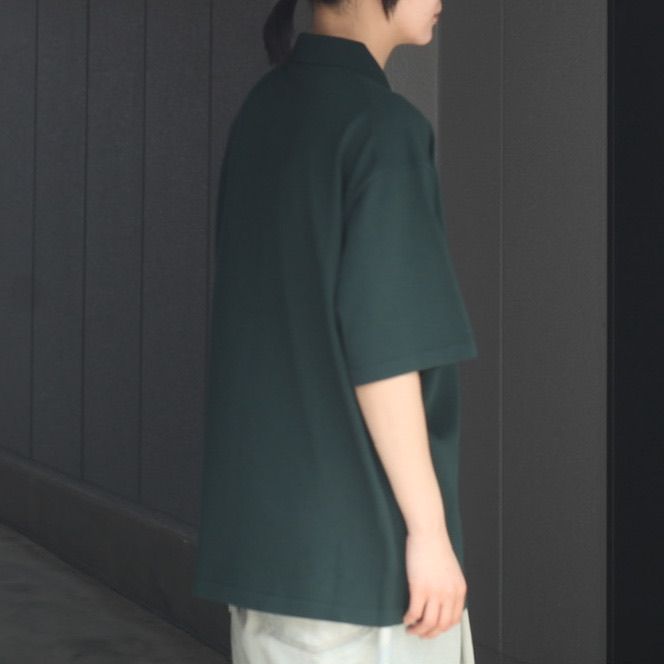 ATON - 【残り一点】Fresca Knit Crew Polo Knit | ACRMTSM ONLINE STORE