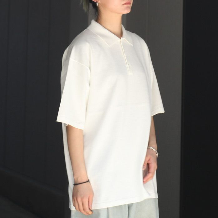 ATON - 【残り一点】Fresca Knit Crew Polo Knit | ACRMTSM ONLINE STORE