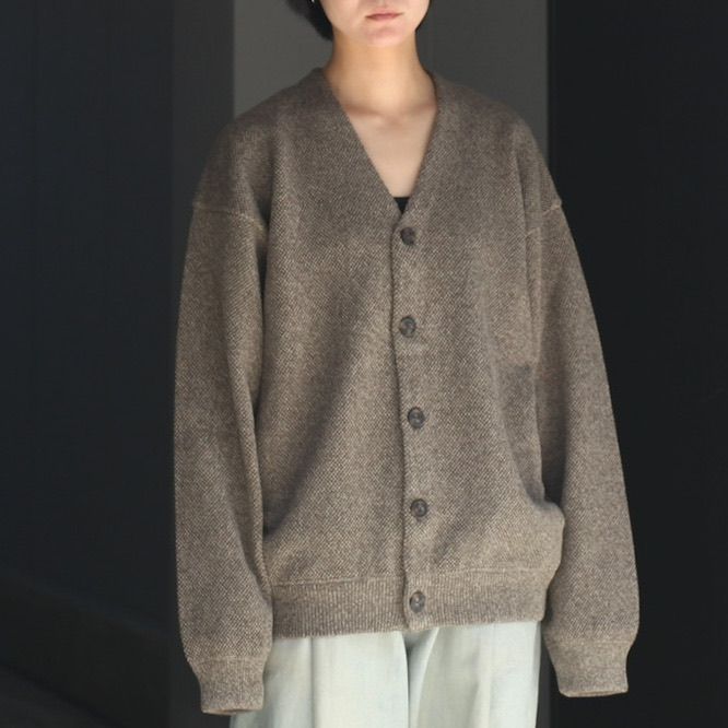 crepuscule - 【再販売通知受付可能】Moss Stitch V/N Cardigan