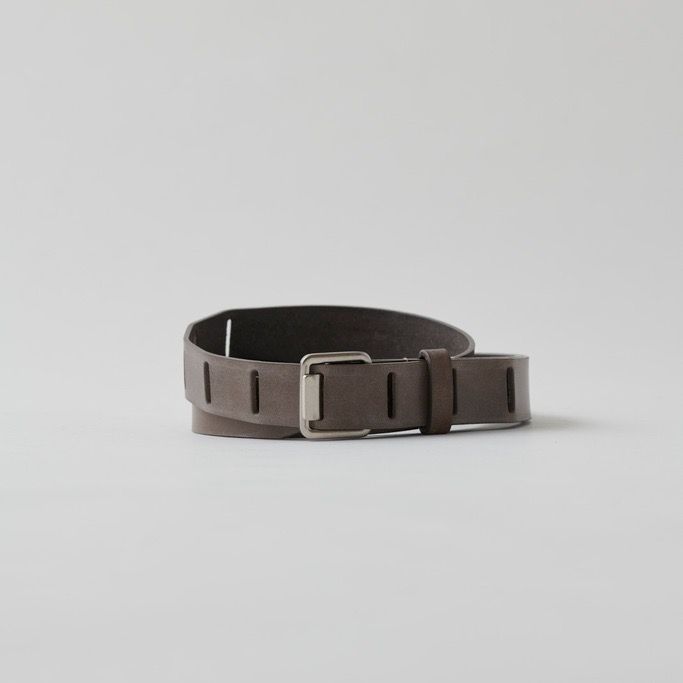 YOKE - 【残りわずか】Narrow Leather Belt(BROWN) | ACRMTSM ONLINE STORE