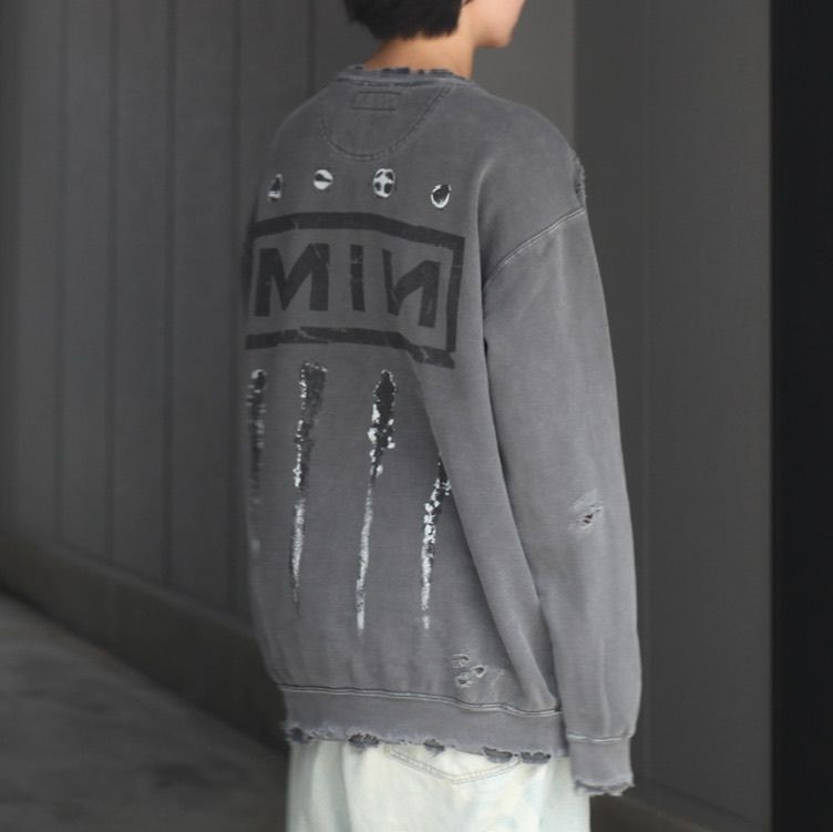 MINUS - 【残り一点】Bootleg Crew Sweat(DAMAGED) | ACRMTSM ONLINE STORE