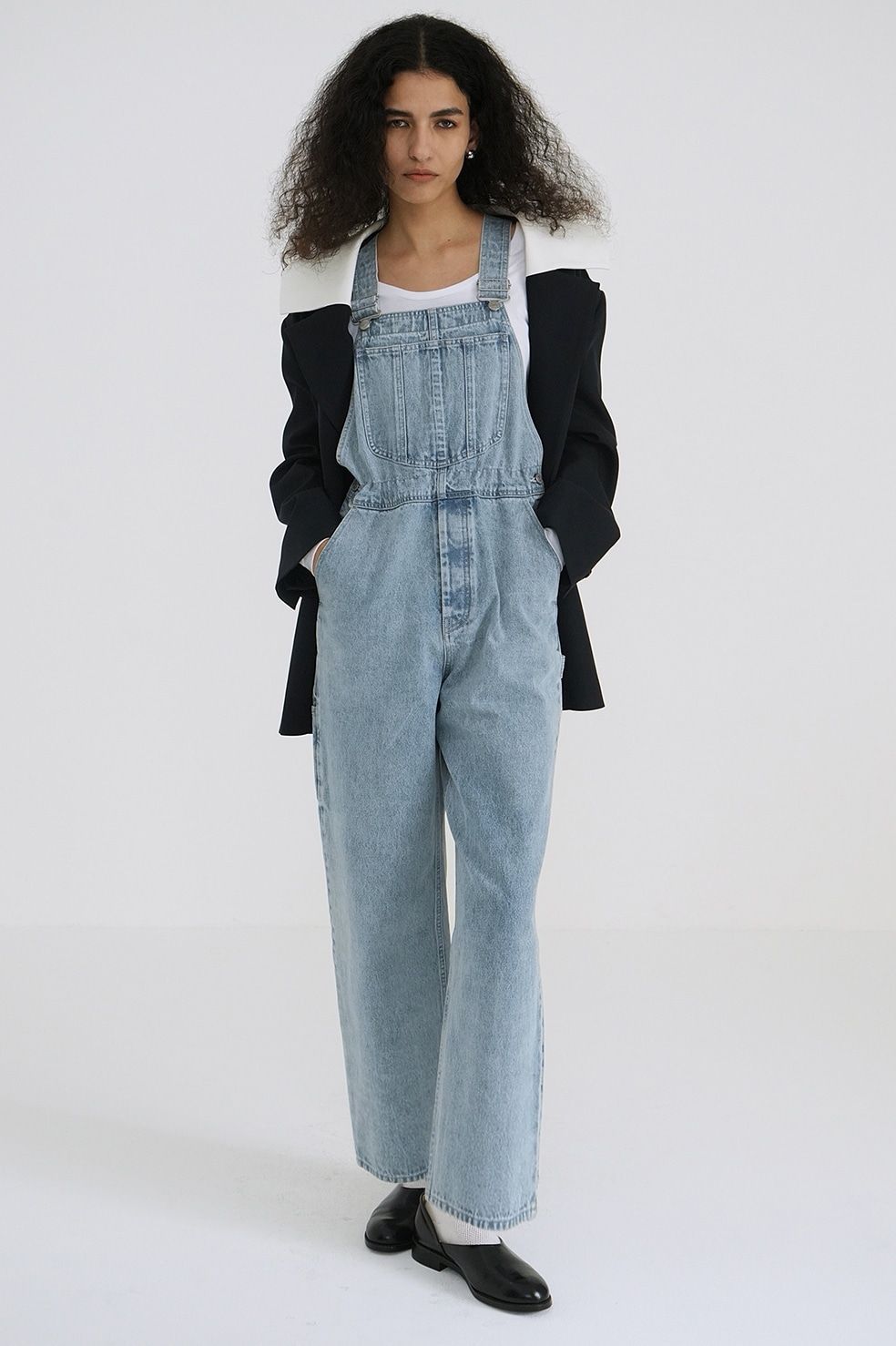 CLANE - オーバーオール - WAIST ADJUST OVERALLS - BLUE | ADDICT WEB