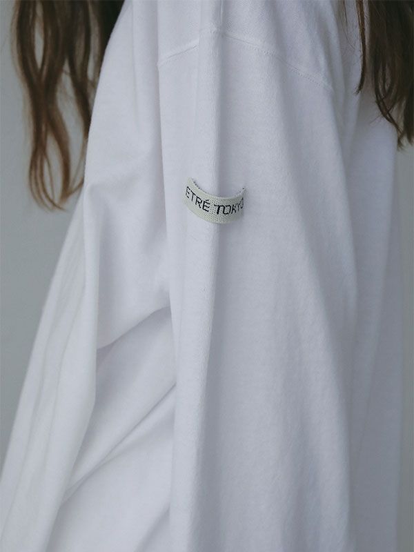 ETRE TOKYO - カットオフカフスロンTee (WHITE) | ADDICT WEB SHOP
