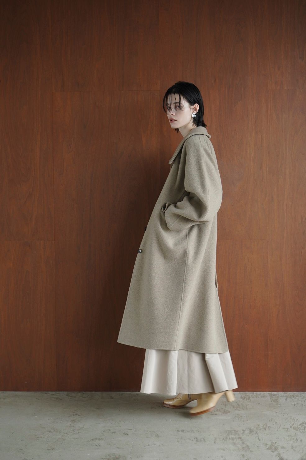 CLANE - アーチスリーブ リバー コート - ARCH SLEEVE REVER COAT