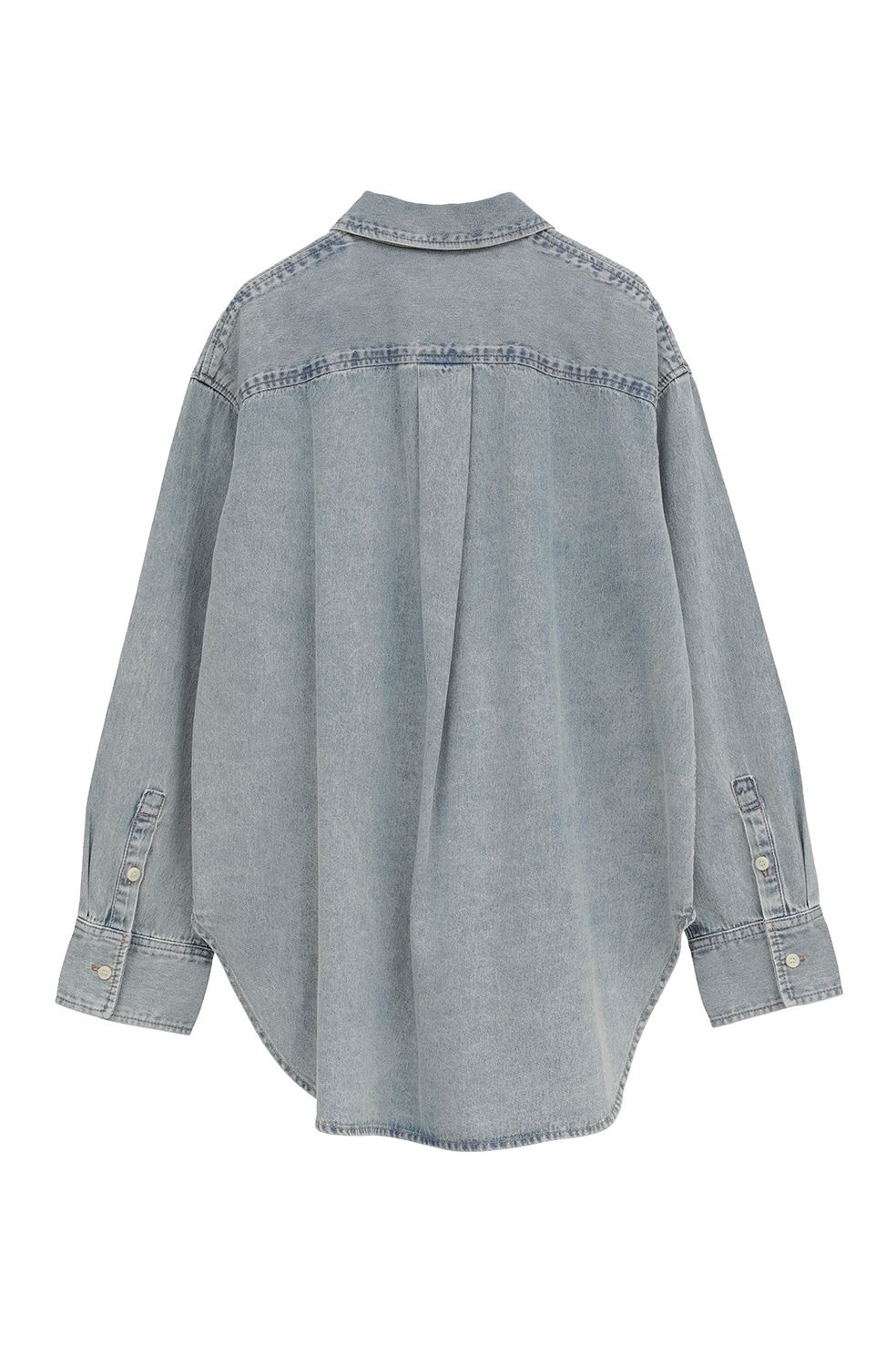CLANE - コンパクトデニムシャツ | COMPACT DENIM SHIRTS (ICE BLUE