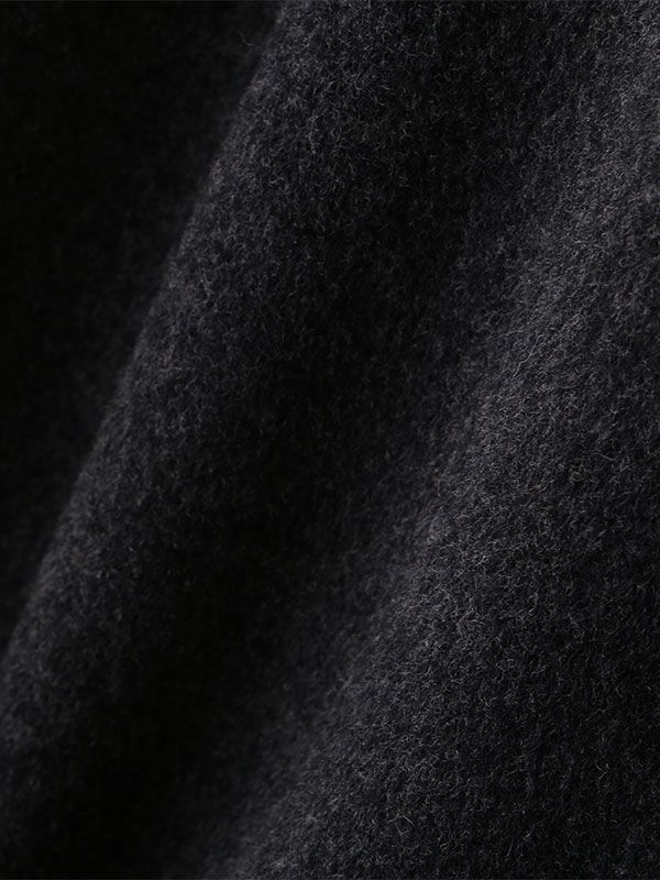 ETRE TOKYO - ウールフーディーリバーコート - CHARCOAL | ADDICT WEB SHOP