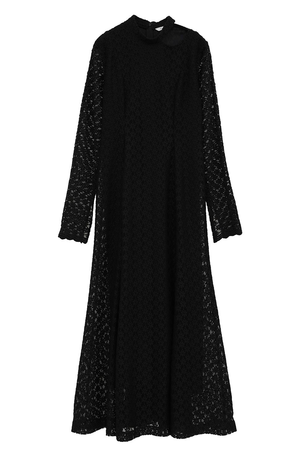 CLANE - フラワーレースワンピース - 3D FLOWER LACE SLASH NECK