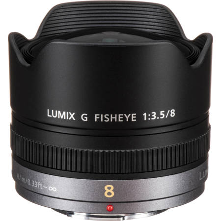 Panasonic LUMIX G Fisheye 8mm f/3.5 Lens for Micro Four Thirds H-F008
