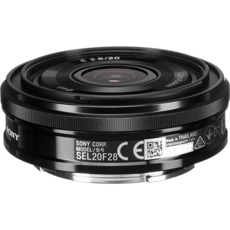 Sony E 20mm f/2.8 Lens for Sony E, Black SEL20F28B