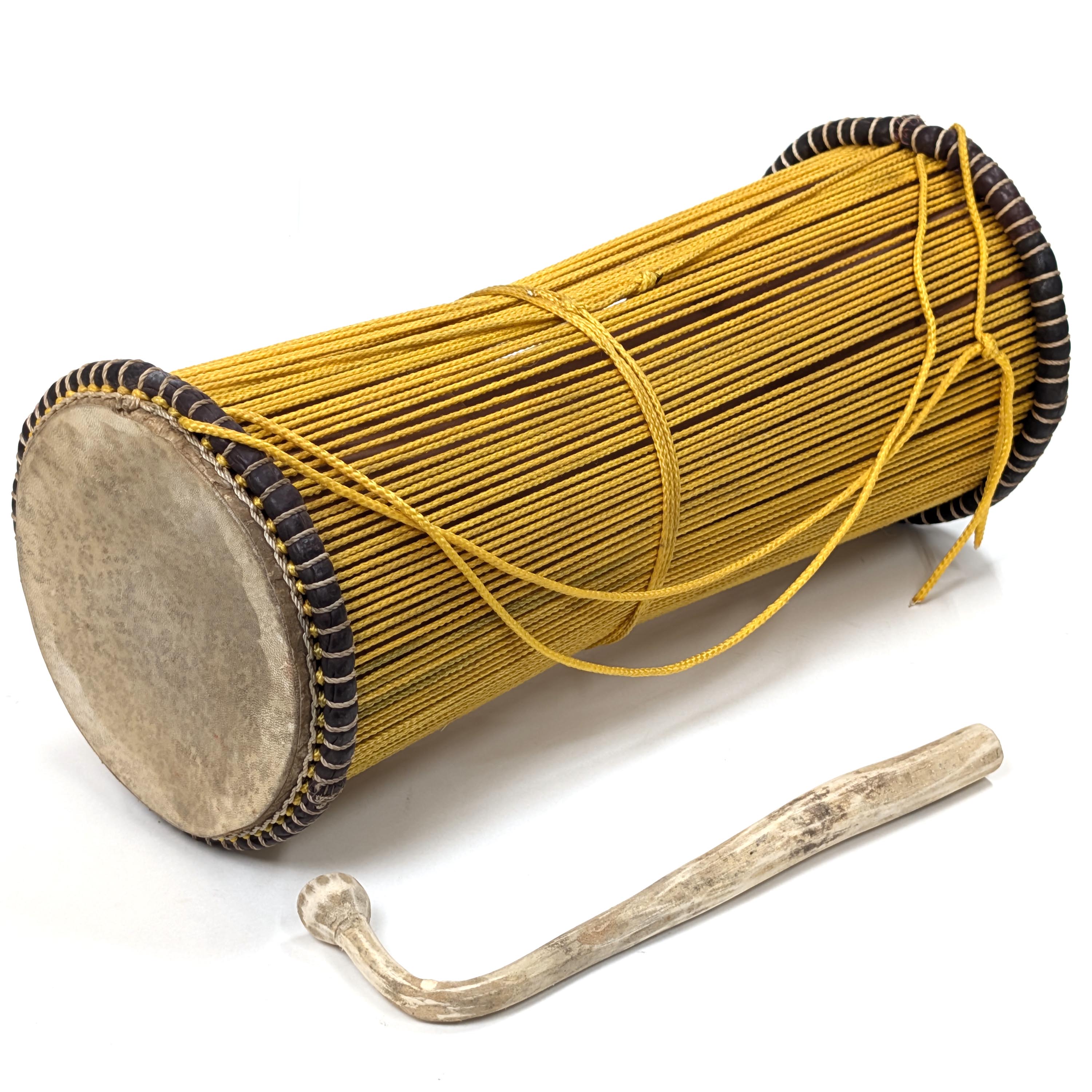 トーキングドラム タマン タムタム アフリカ民族楽器 （r114-27