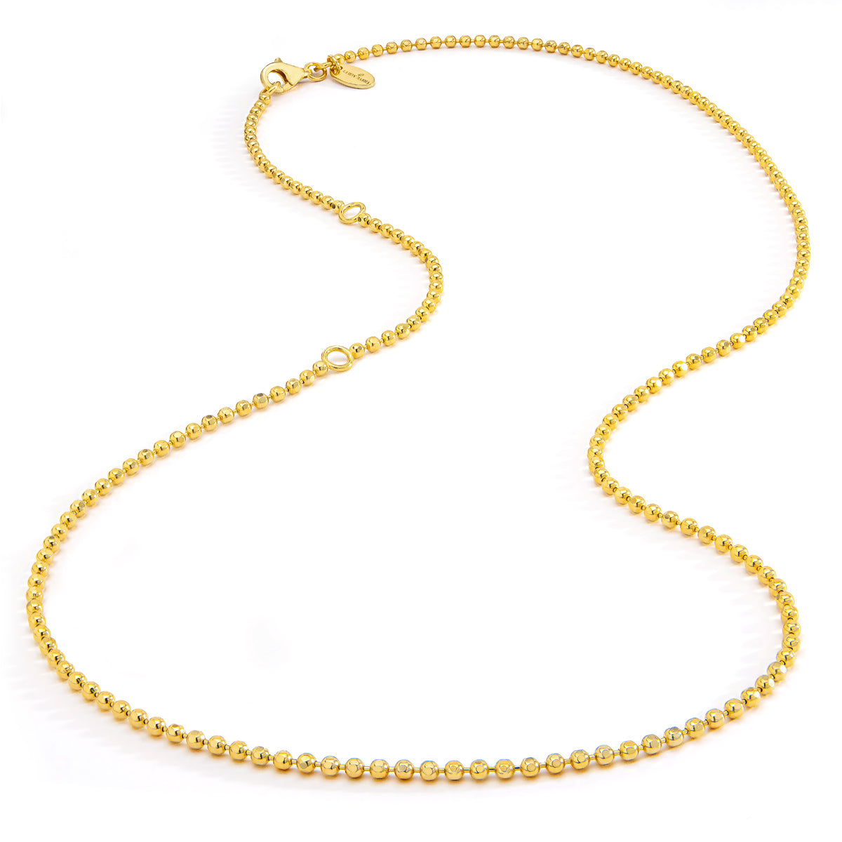 Vermeil Faceted Ball Chain – AB CORP