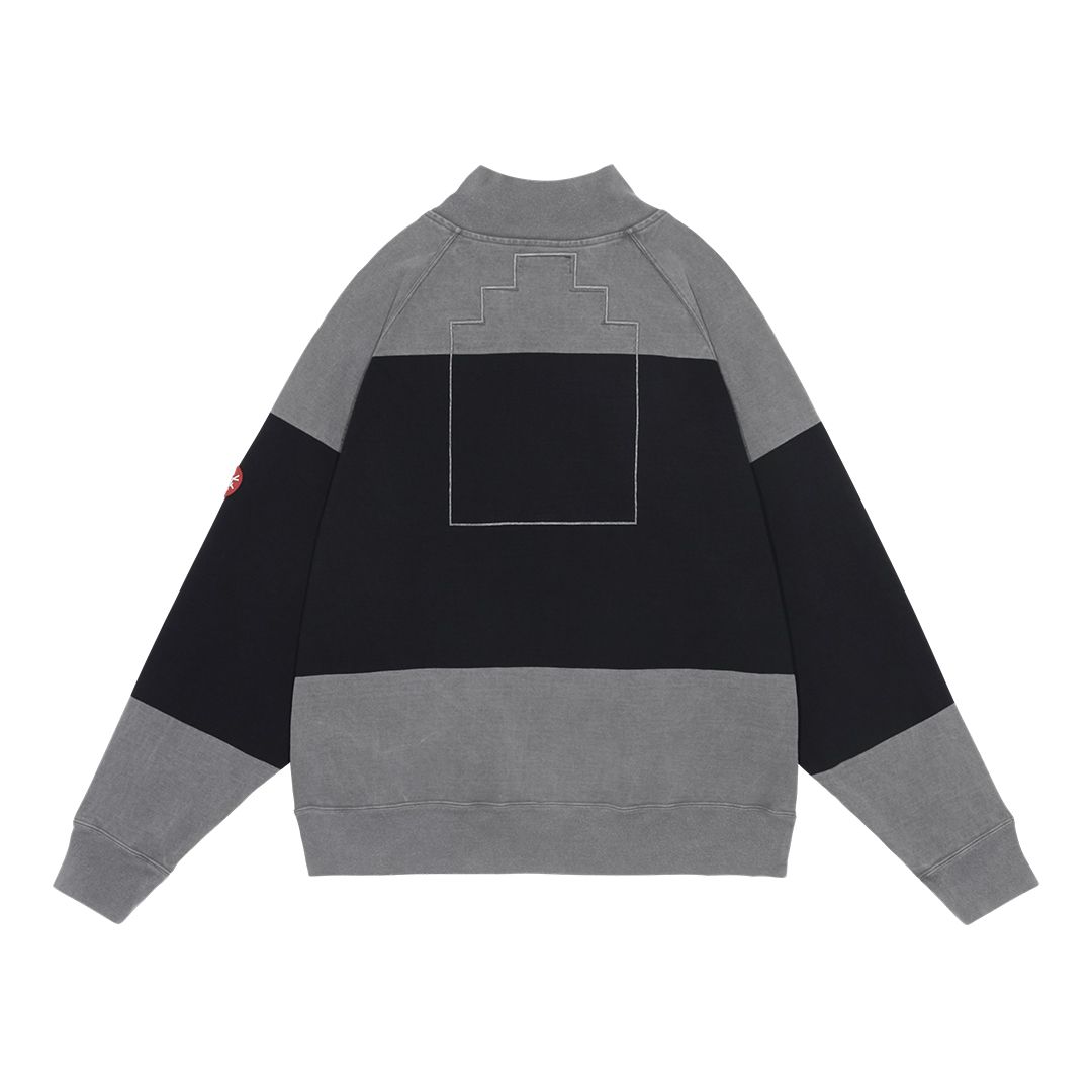 C.E - Overdye Stripe Half Zip | ALTERFATE