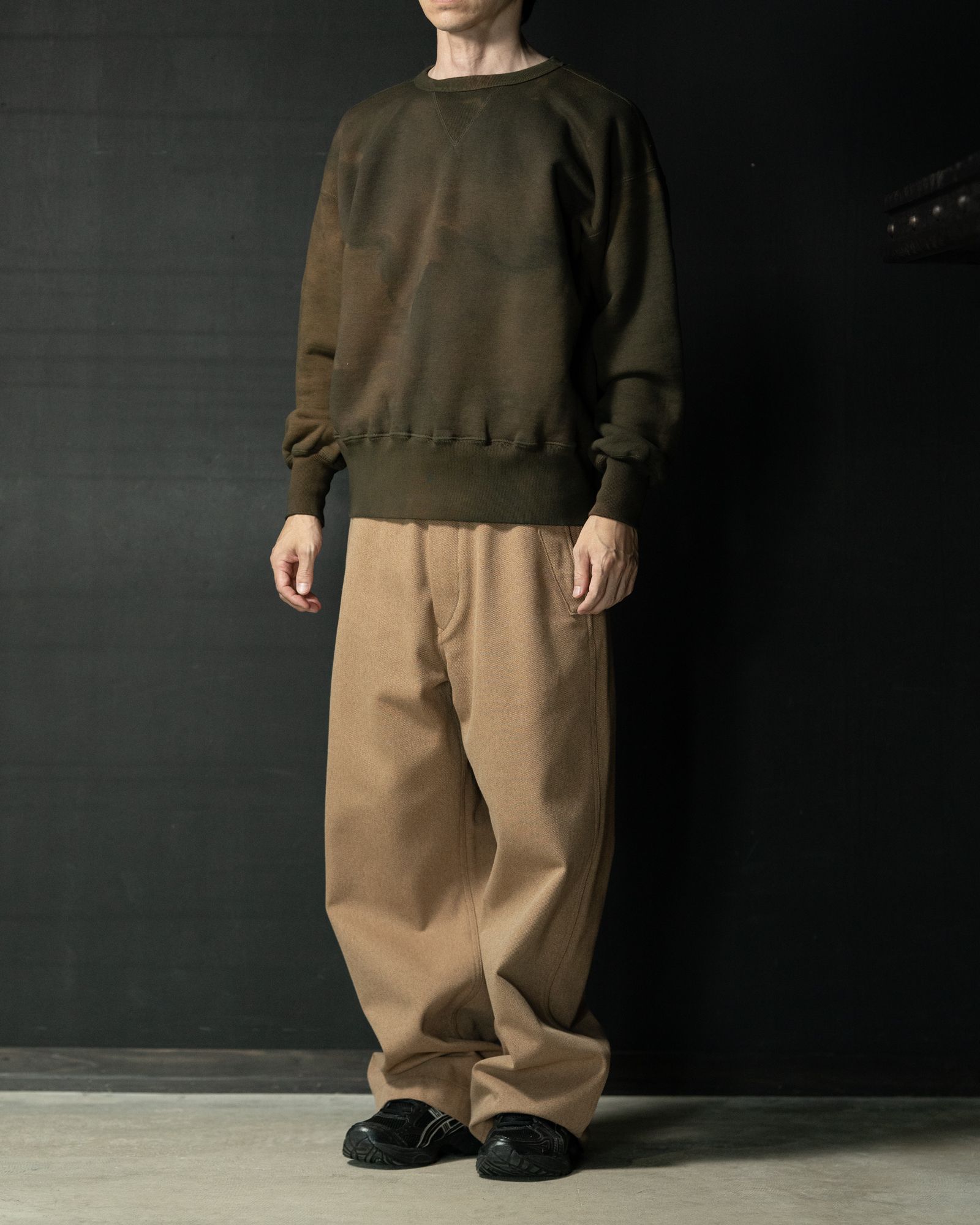 T.T - Lot.603 Sweat Shirt Mix Green - TAIGA TAKAHASHI | ALTERFATE