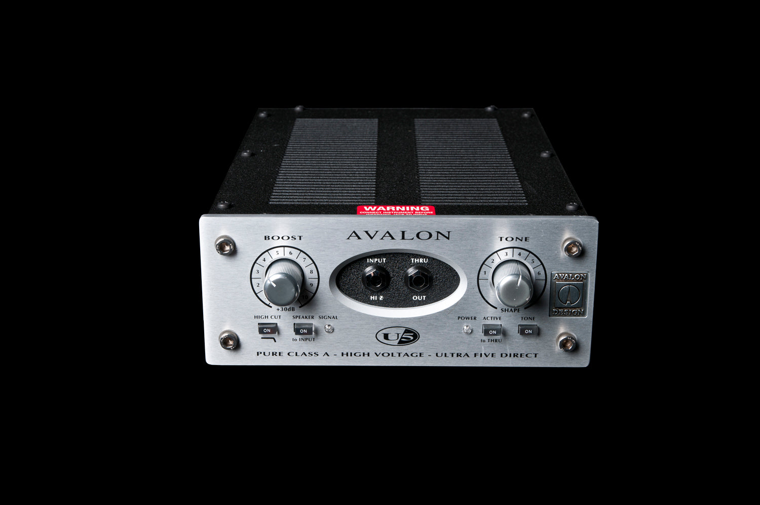 Avalon U5 Single-Channel High Voltage Instrument DI Preamp – Alto