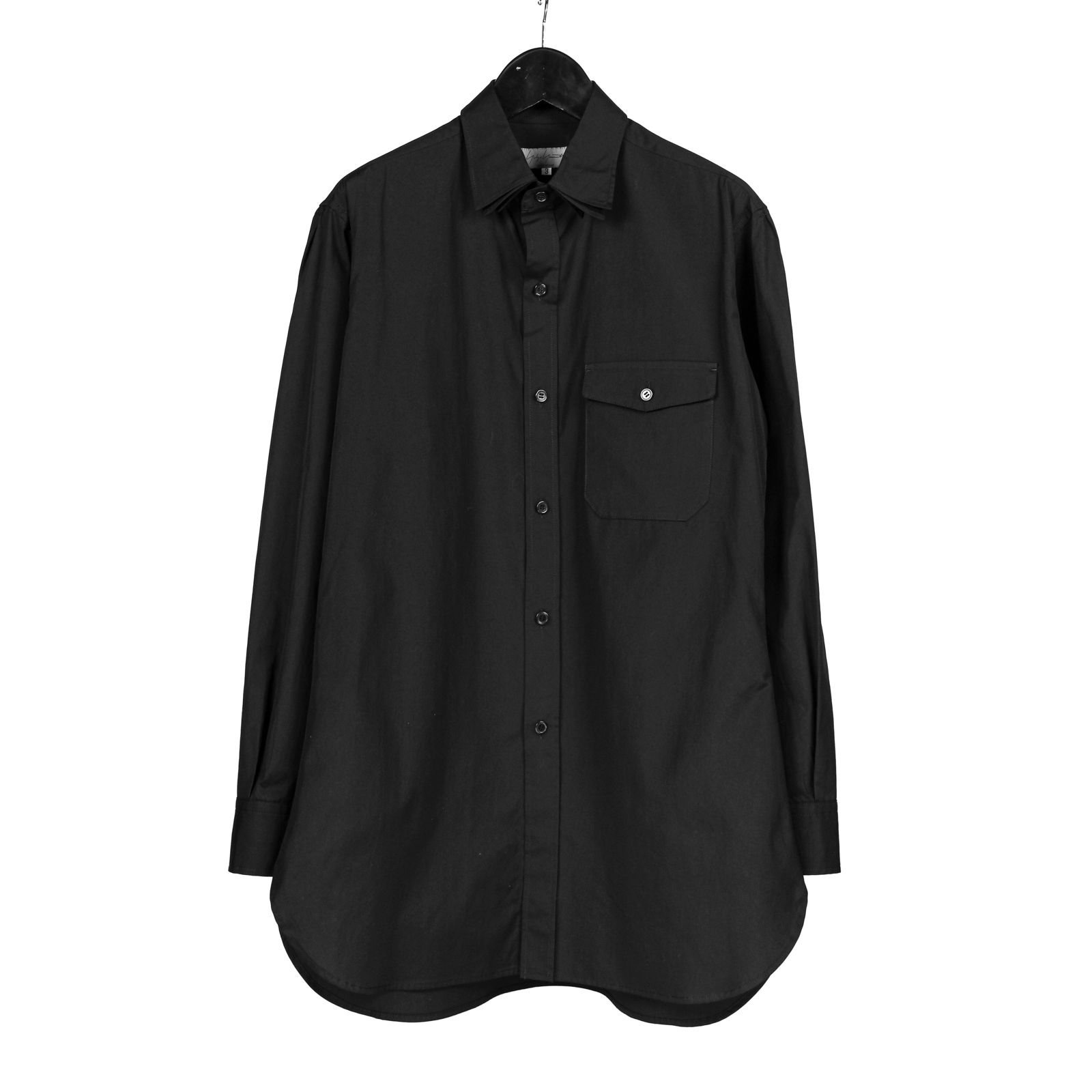 yohji yamamoto - pour homme | 三枚衿B / シャツ (メンズ) / ブラック