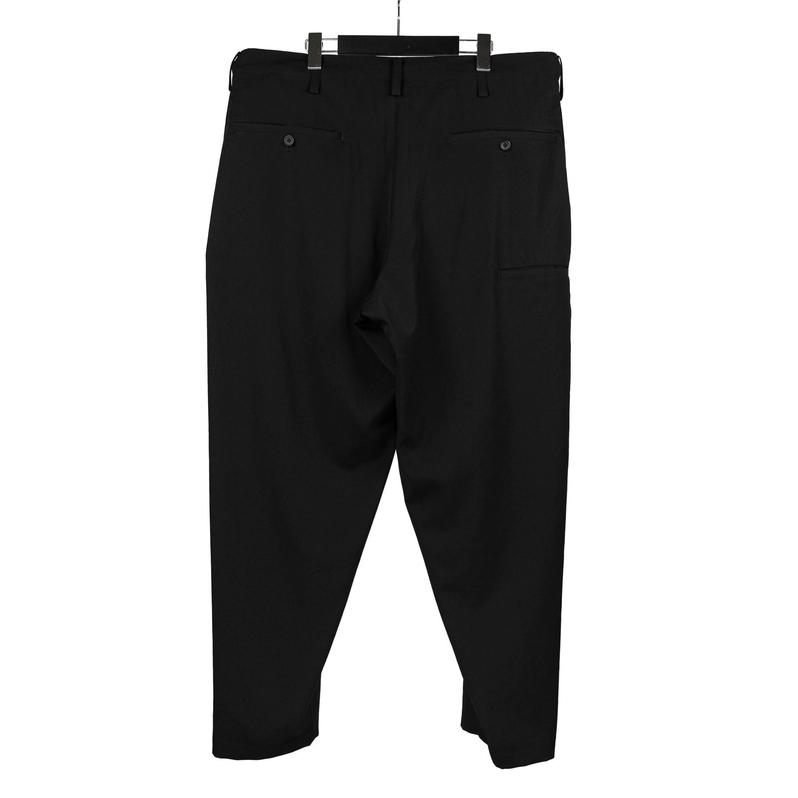 yohji yamamoto - pour homme | 脇3本ST脇タックP (メンズ) / ブラック