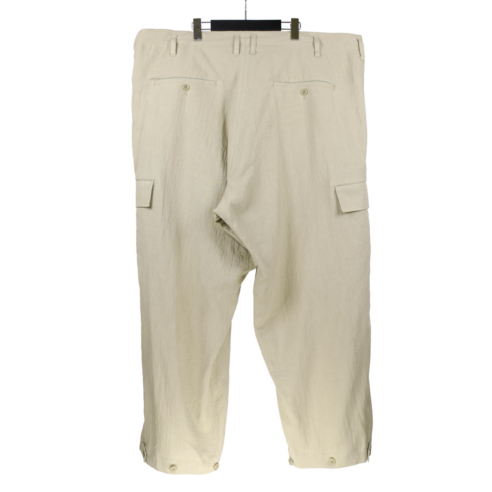 yohji yamamoto - Y's for men | COTTON LINEN VIYELLA WIDE PANTS