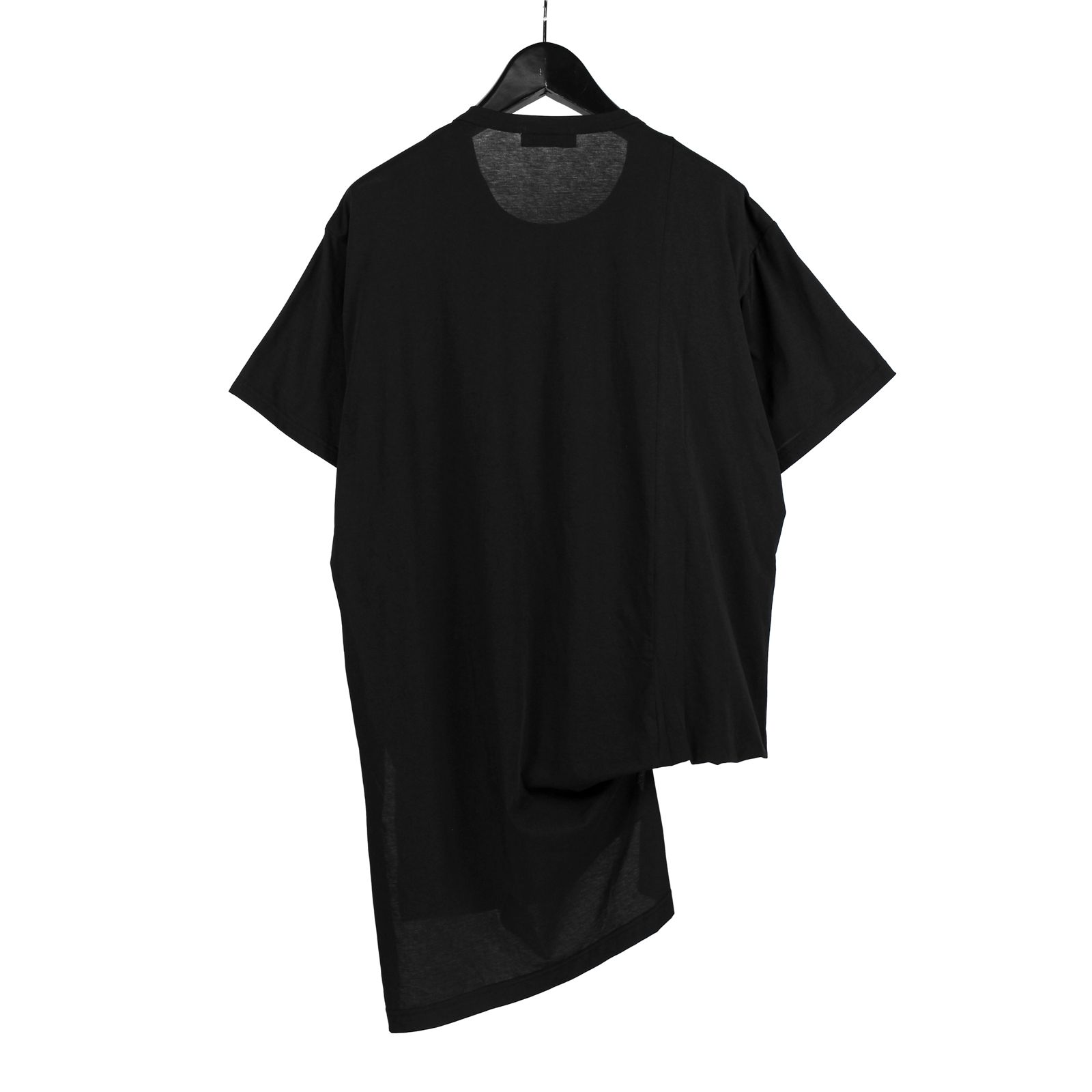 yohji yamamoto - pour homme アシメ裾半袖 カットソー (メンズ