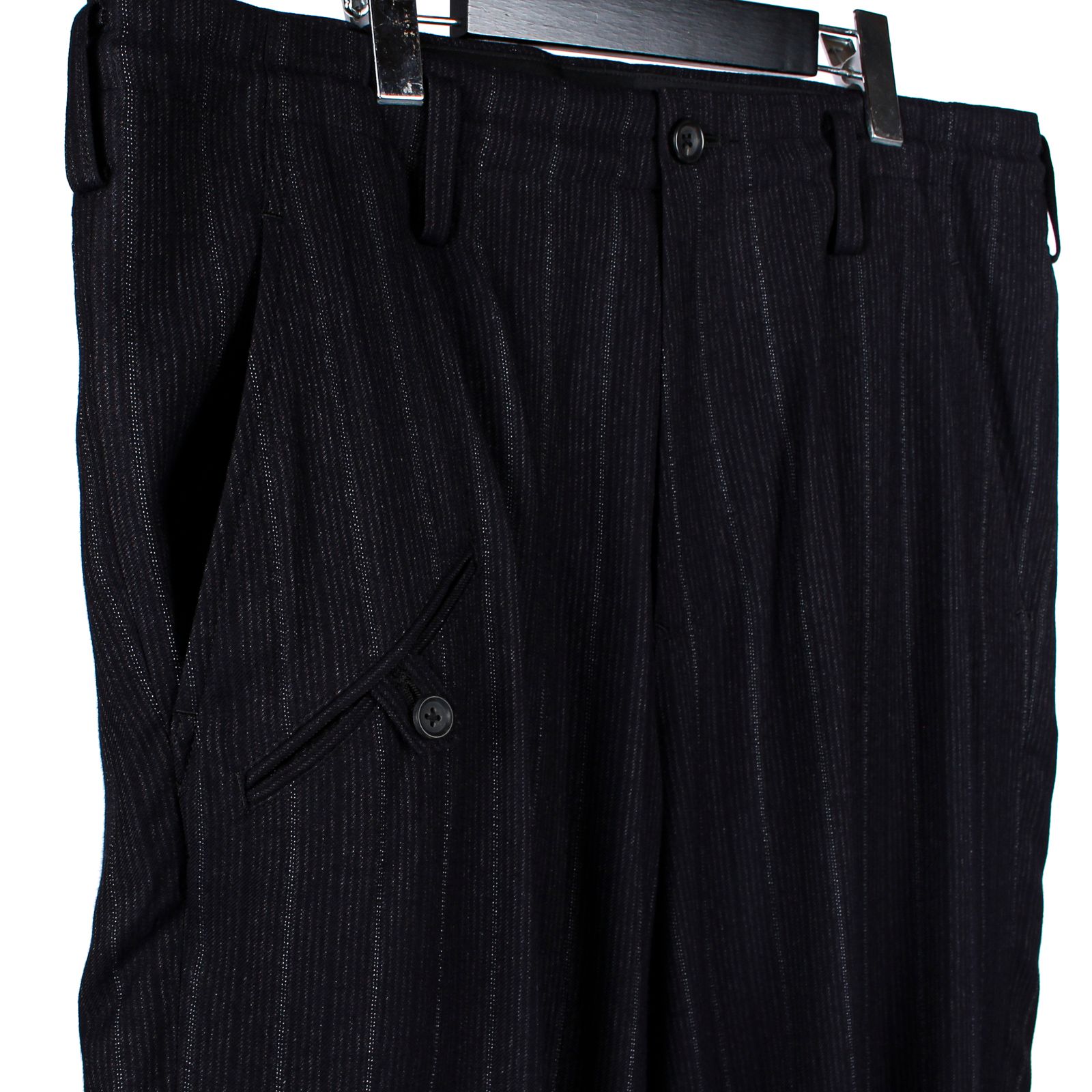 yohji yamamoto - pour homme | 右コインPK付ST柄P / ストライプ柄