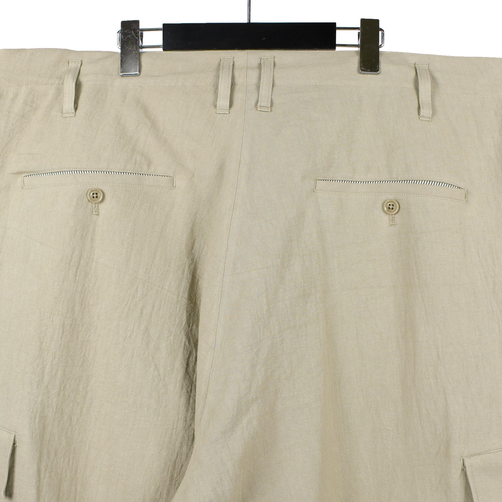 yohji yamamoto - Y's for men | COTTON LINEN VIYELLA WIDE PANTS