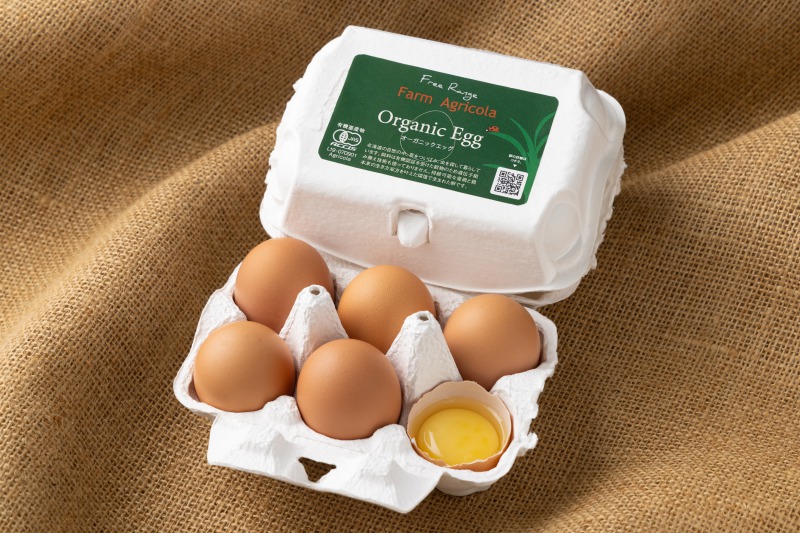ORGANIC EGG オーガニックエッグ 卵の色は素直な色｜Farm Agricola