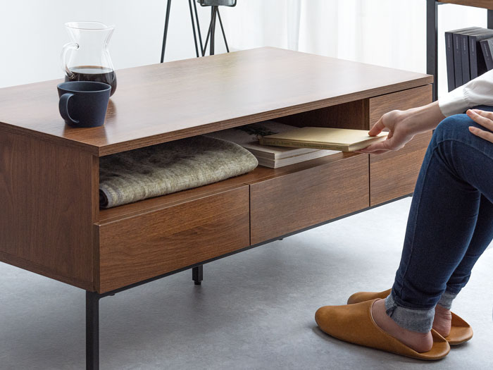 引き出し付きセンターテーブル RECT (レクト) | 家具・インテリア通販