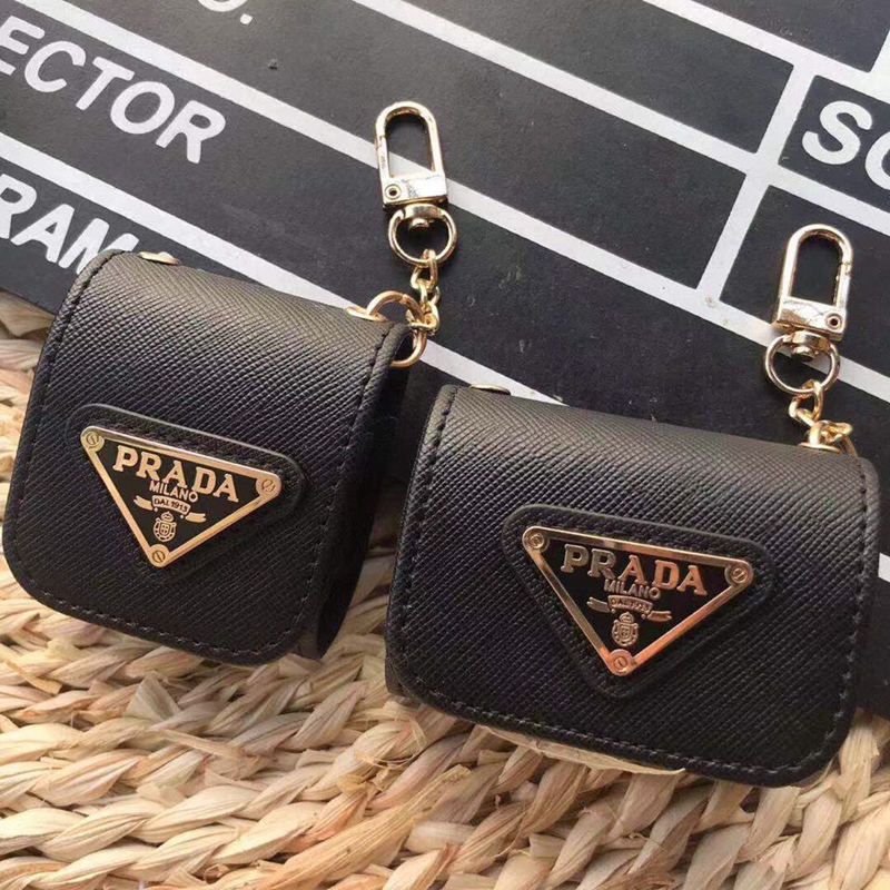 PRADAプラダairpods 3ケースハイブランド高品質レザーエアーポッズ 3/2