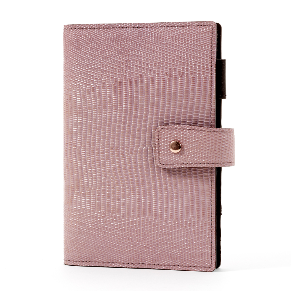 ネオフィナードローズゴールド A5 15mm hock［3113］ システム手帳商品